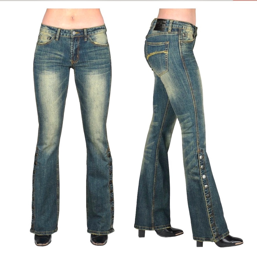 Wornstar Hellraiser Rocker Jeans Men’s & Ladies - Picture 6 of 6